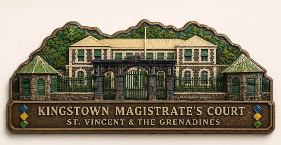 Magistrate Court — Kingstown souvenir magnet