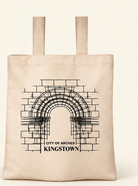 City of Arches Tote — Natural tote bag