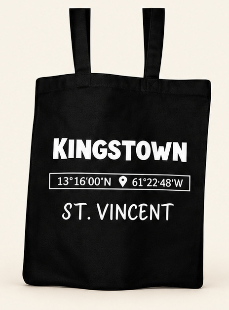 Kingstown Coordinates Tote — Black tote bag