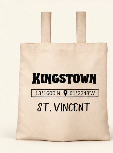 Kingstown Coordinates Tote — Natural tote bag